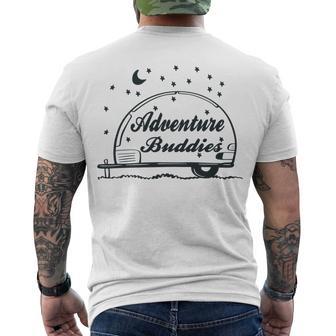 Adventure Buddies Couples Adventure Gift Travel Gift Road Trip Gift Gift For Family Travel Men's Crewneck Short Sleeve Back Print T-shirt | Favorety