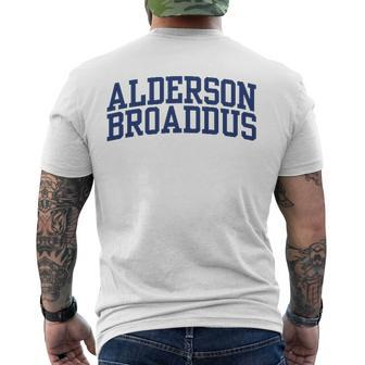 Alderson Broaddus University Oc0235 Men's Back Print T-shirt | Mazezy