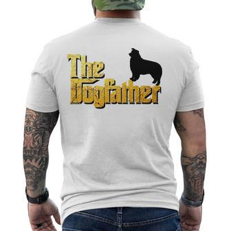 Australian Shepherd Dog - Australian Shepherd Dog Men's Back Print T-shirt | Mazezy