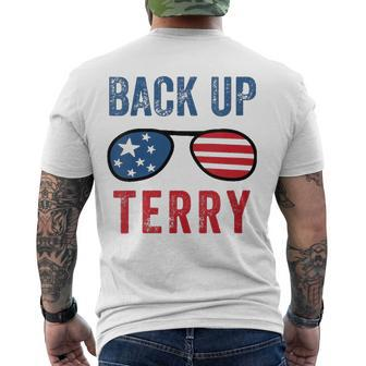 Womens Back Up Terry Put It In Reverse Fireworks 4Th Of July V-Neck Men's Back Print T-shirt | Mazezy