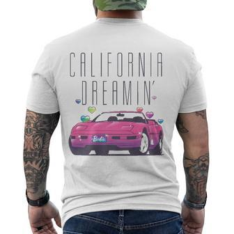 Barbie California Dreamin Music Lover Men's Back Print T-shirt | Mazezy