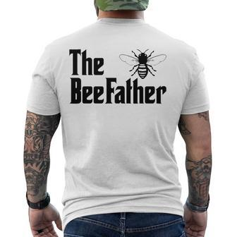The Beefather Beekeeping Beekeeper Men's Back Print T-shirt | Mazezy