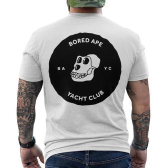 Bored Ape Yacht Club Nft Club Men's Crewneck Short Sleeve Back Print T-shirt | Favorety UK