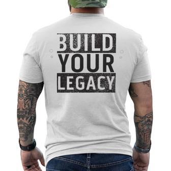 Build Your Legacy - Trix Men's Crewneck Short Sleeve Back Print T-shirt | Favorety DE