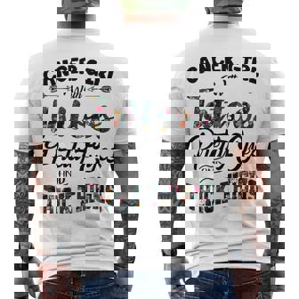 Cancer Girl Cancer Girl With Tattoos Pretty Eyes And Thick Thighs Men's T-Shirt Back Print - Seseable