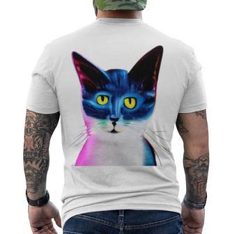 Cat Avatar Men's Crewneck Short Sleeve Back Print T-shirt | Favorety AU