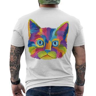 Cat Got Your Soul Men's Crewneck Short Sleeve Back Print T-shirt | Favorety