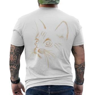 Cat Got Your Soul V2 Men's Crewneck Short Sleeve Back Print T-shirt | Favorety