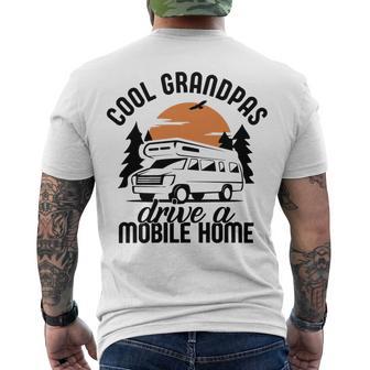 Cool Grandpas Drive A Mobile Home Men's Crewneck Short Sleeve Back Print T-shirt | Favorety DE