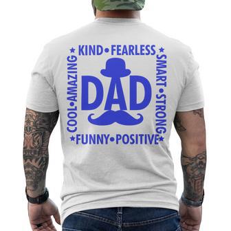 Dad Fathers Day Gifts Men's Crewneck Short Sleeve Back Print T-shirt | Favorety DE