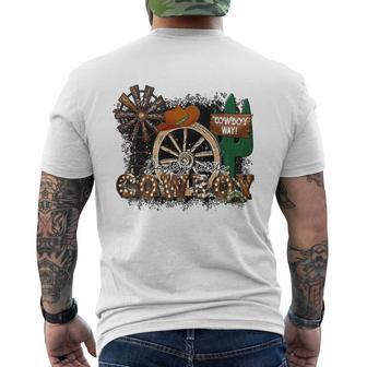 Daddys Little Cowboy Way Classic Men's Back Print T-shirt | Mazezy