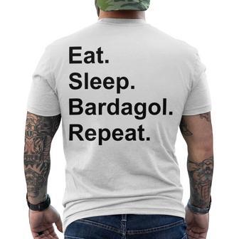 Eat Sleep Bardagol Repeat Men's Crewneck Short Sleeve Back Print T-shirt | Favorety DE