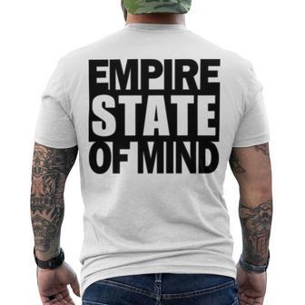 Empire State Of Mind Men's Crewneck Short Sleeve Back Print T-shirt | Favorety AU