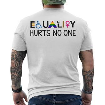 Equality Hurts No One V3 Men's T-shirt Back Print - Seseable
