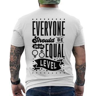 Equality Men's Crewneck Short Sleeve Back Print T-shirt | Favorety CA