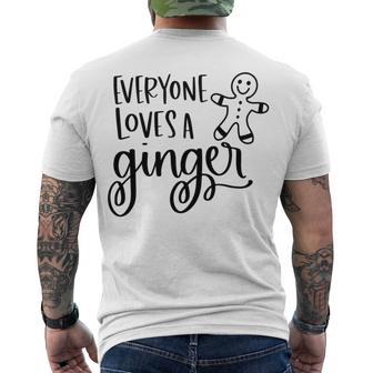 Everyone Loves A Ginger Men's Crewneck Short Sleeve Back Print T-shirt | Favorety UK