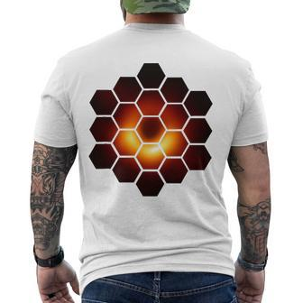 First Black Hole Messier 87 Galaxy Planets Astronomy Men's Back Print T-shirt | Mazezy