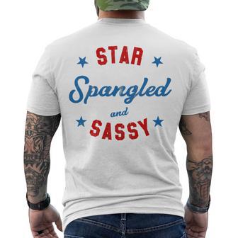 Fourth Of July Star Spangled Sassy Cute 741 Shirt Men's Crewneck Short Sleeve Back Print T-shirt | Favorety AU