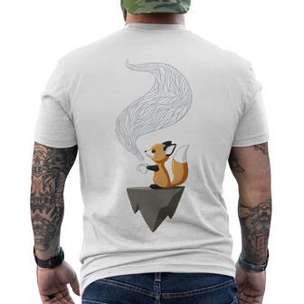 Fox Tea Men's Crewneck Short Sleeve Back Print T-shirt | Favorety UK