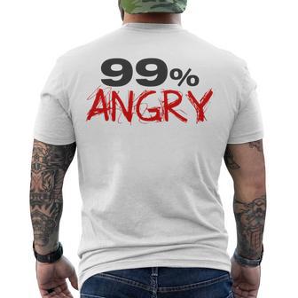 Funny 99 Angry Classic Tshirt V2 Men's Crewneck Short Sleeve Back Print T-shirt | Favorety