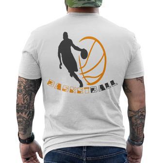 Funny Basketball Gift For Basketball Lovers Men's Crewneck Short Sleeve Back Print T-shirt | Favorety UK