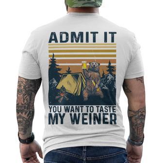 Funny Camping Admit It You Taste My 57 Shirt Men's Crewneck Short Sleeve Back Print T-shirt | Favorety DE