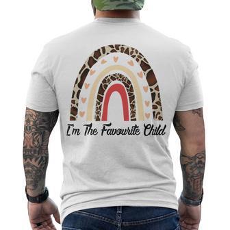 Funny Im The Favourite Child Siblings Family Tees Gift Essential Tshirt V2 Men's Crewneck Short Sleeve Back Print T-shirt | Favorety CA