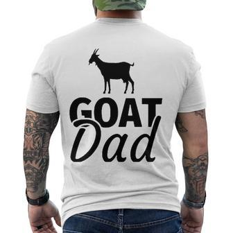 The Goatfather Goat Father Lover Men's Back Print T-shirt | Mazezy