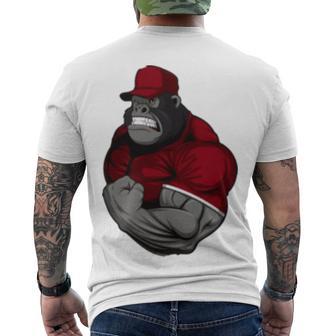 Gorilla Muscle Men's Crewneck Short Sleeve Back Print T-shirt | Favorety AU