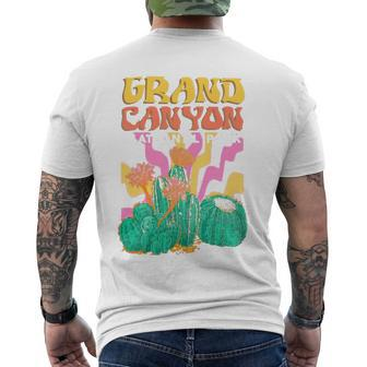 Grand Canyon Retro National Park Men's Back Print T-shirt | Mazezy