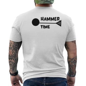 Hammer Time Track And Field Hammer Throw Men's Crewneck Short Sleeve Back Print T-shirt | Favorety UK