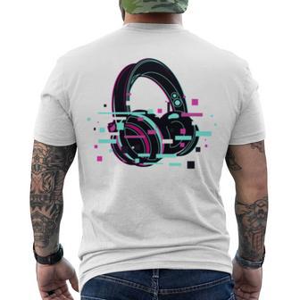 Headset Lover V2 Men's Crewneck Short Sleeve Back Print T-shirt | Favorety DE