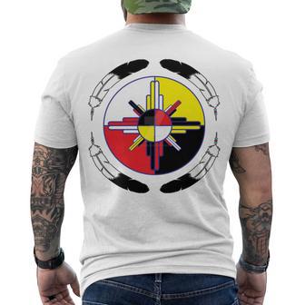 Huchnon Native American Tribe V4 Men's Crewneck Short Sleeve Back Print T-shirt | Favorety AU