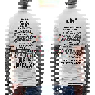 Isla Name Isla Make No Mistake My Personality Is Who I Am Men's T-Shirt Back Print | Seseable CA