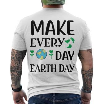 Make Every Day Earth Day Men's Crewneck Short Sleeve Back Print T-shirt | Favorety DE