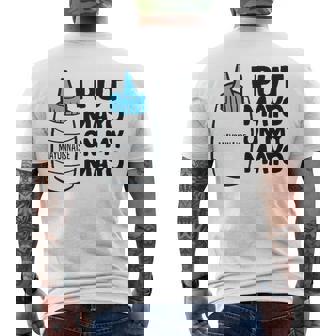 Mayonnaise I Put Mayo On My Mayo Love Mayonnaise Lovers Men's Back Print T-shirt | Mazezy