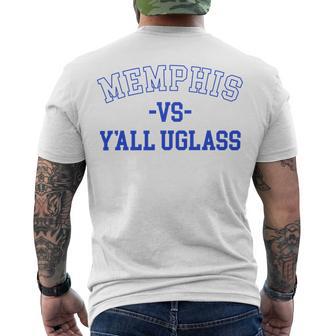 Memphis Vs Yall Uglass Men's Crewneck Short Sleeve Back Print T-shirt | Favorety CA