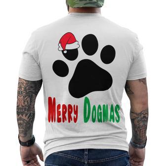 Merry Dogmas Men's Crewneck Short Sleeve Back Print T-shirt | Favorety UK