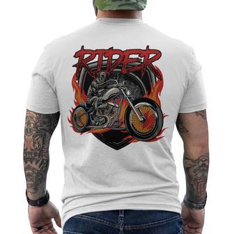 Motorcycle Halloween Costume Motorbike 497 Shirt Men's Crewneck Short Sleeve Back Print T-shirt | Favorety DE