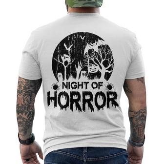 Night Of Horror 146 Shirt Men's Crewneck Short Sleeve Back Print T-shirt | Favorety