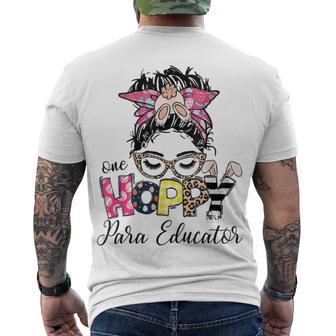 One Hoppy Mama Shirt Gift For Easter Spring Women Easter Women Gifts For Mom Mom One Happy Mama Easte V2 Men's Crewneck Short Sleeve Back Print T-shirt | Favorety UK