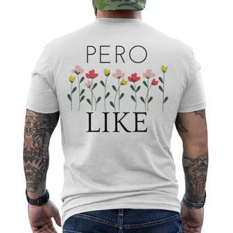 Pero Like Men's Crewneck Short Sleeve Back Print T-shirt | Favorety UK