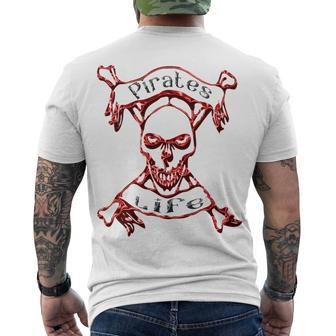 Pirates Life Talk Like A Pirate Day Men's Crewneck Short Sleeve Back Print T-shirt | Favorety AU