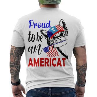 Proud To Be An Americat 807 Shirt Men's Crewneck Short Sleeve Back Print T-shirt | Favorety CA