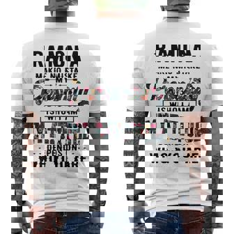 Ramona Name Ramona Make No Mistake My Personality Is Who I Am Men's T-Shirt Back Print | Seseable CA
