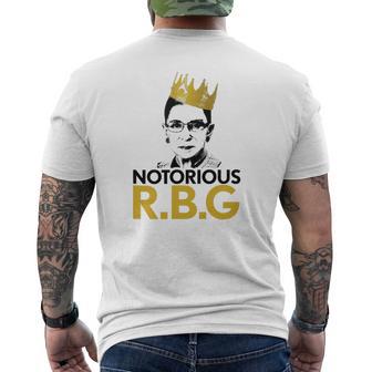 Rbg Pro Choice My Body My-Choice Feminist Men's Crewneck Short Sleeve Back Print T-shirt | Favorety