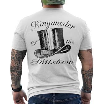 Ringmaster Of The Shitshow Men's Crewneck Short Sleeve Back Print T-shirt | Favorety DE