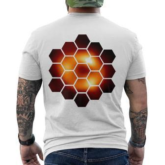 Second Black Hole Sagittarius A Galaxy Planets Astronomy Men's Back Print T-shirt | Mazezy