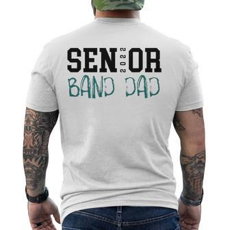 Senior 2022 Band Dad Men's Back Print T-shirt | Mazezy