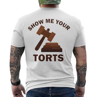 Show Me Your Torts V2 Men's Crewneck Short Sleeve Back Print T-shirt | Favorety CA